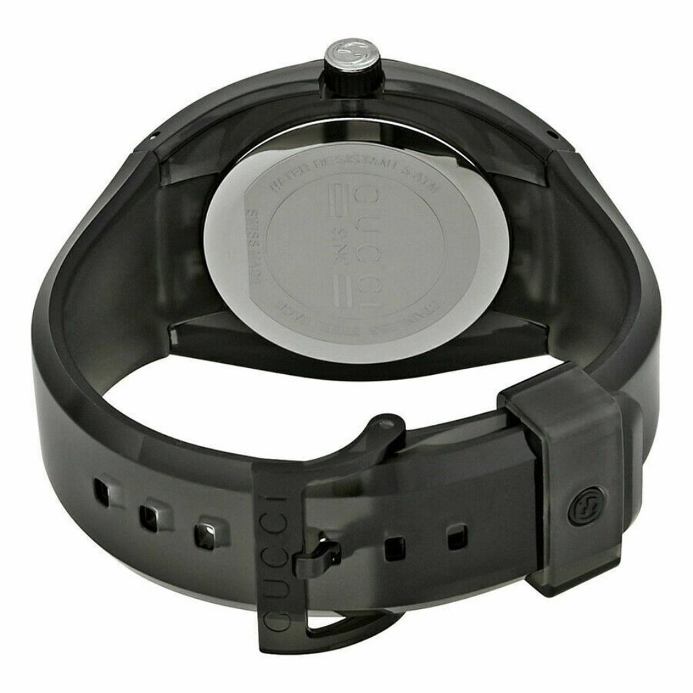 NWT! GUCCI BLACK SYNC WATCH! ADJUSTABLE! - Picture 3 of 4